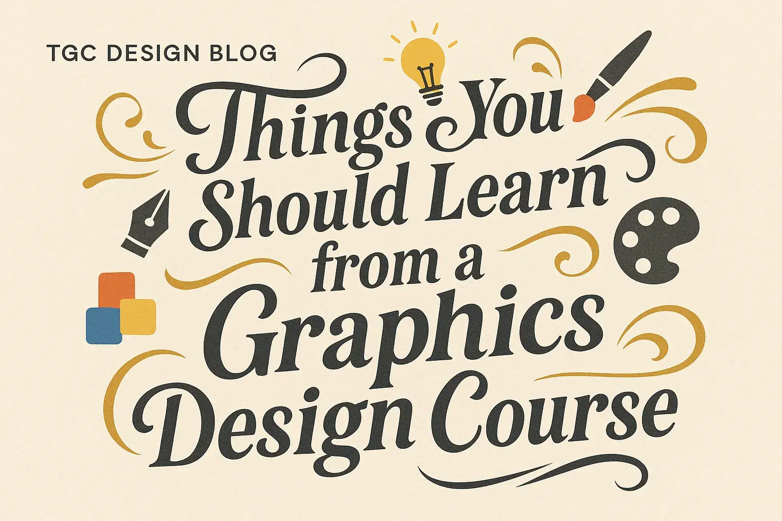 things you should learn from a graphics design course by samridhi