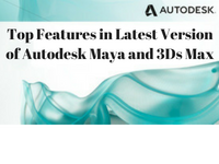 Top Features in Latest Version of Autodesk Maya and 3Ds Max